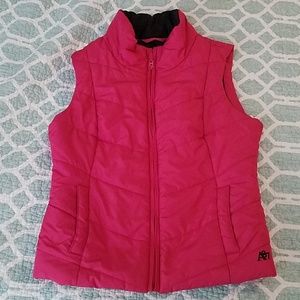 Aeropostale Hot Pink Puffer Vest. Size S